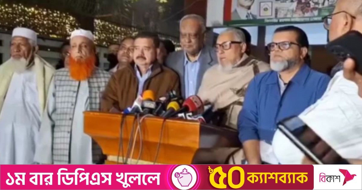 ১২ দলীয় জোটের রাজনৈতিক কর্মসূচি আসবে : মোস্তফা জামাল